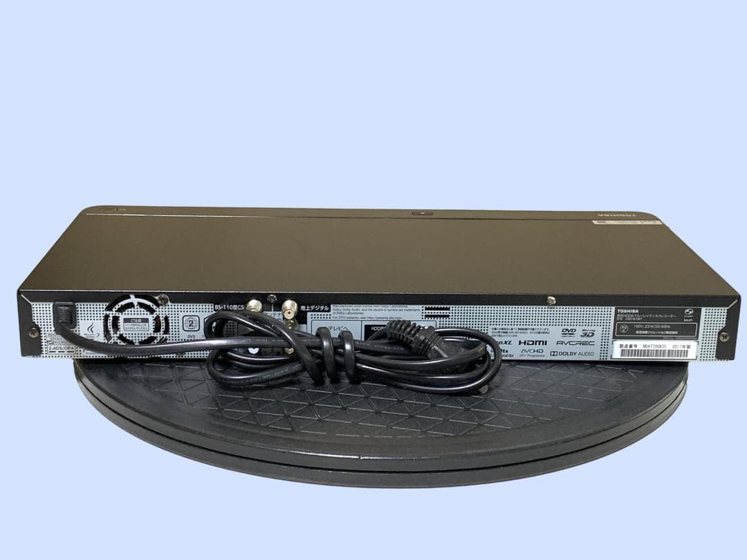 M6838 東芝/REGZA☆HDDBDレコーダー☆DBR-Ｗ1007