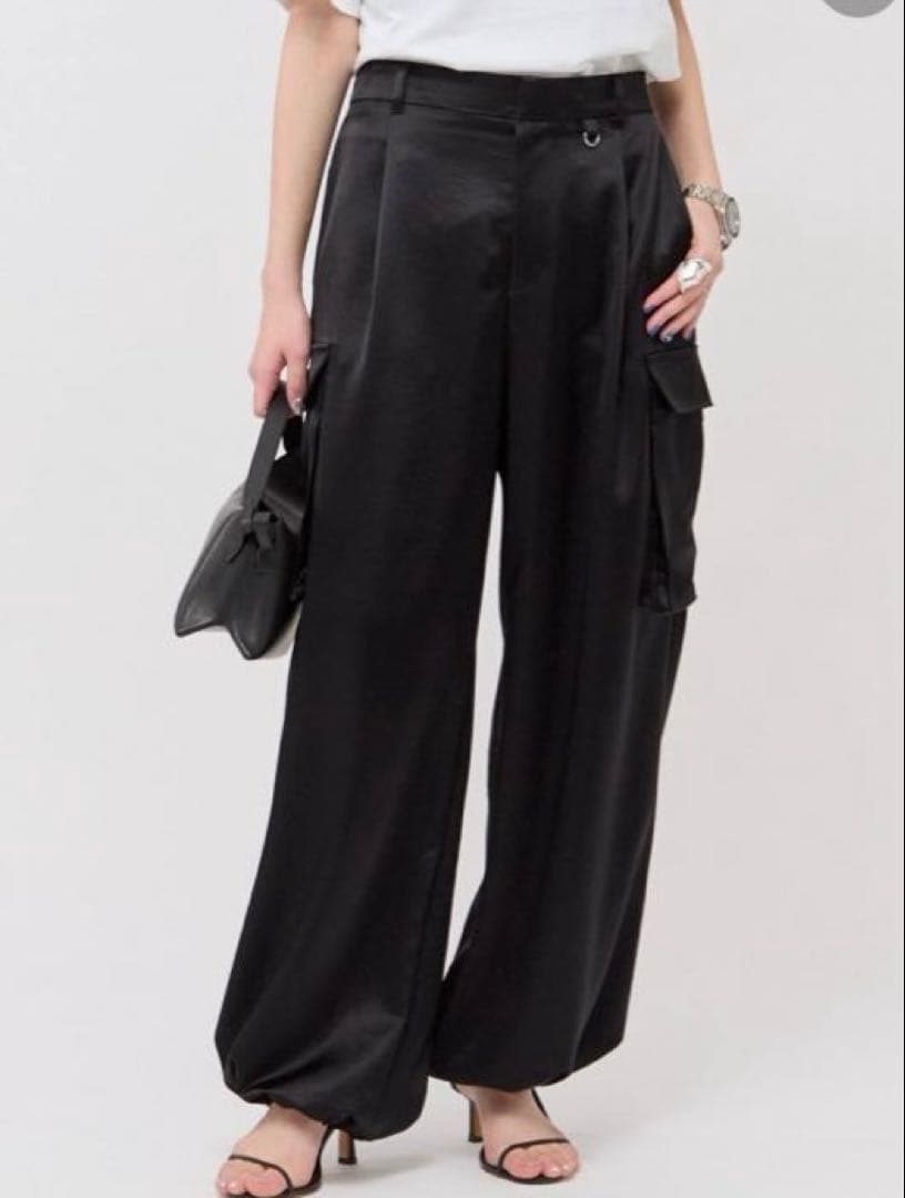 AP STUDIO2024 MinimalSatin Cargo パンツ