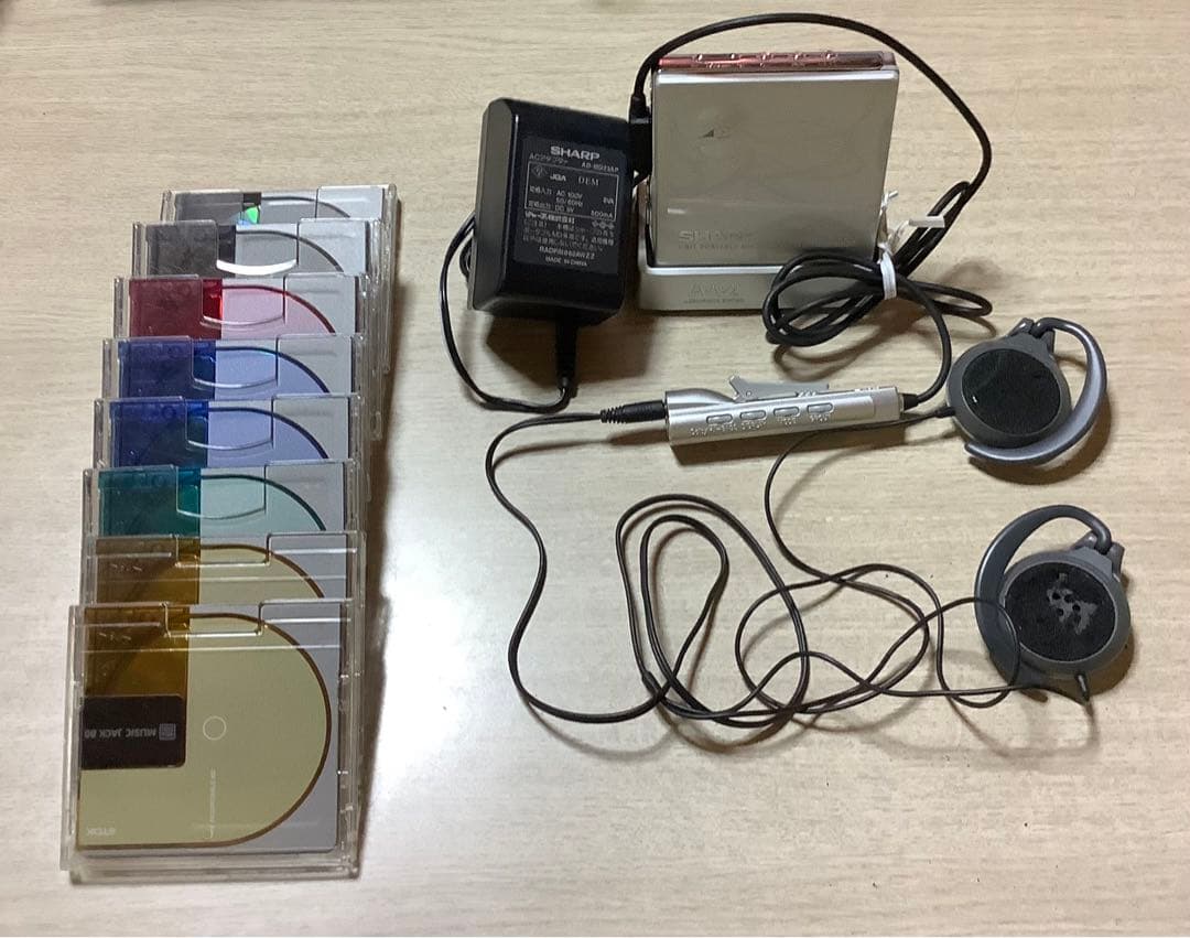 SHARP ポータブルMDプレーヤー MD DS-8-S
