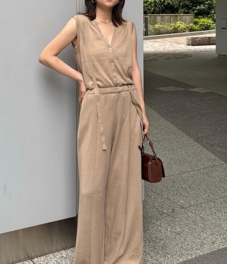 正規品 ETRETOKYO コットンリネンハイゲージニットベスト