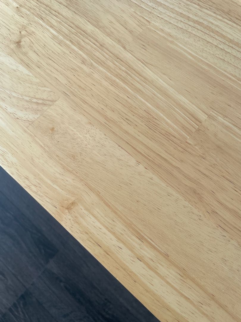 かなでもの　ラバーウッド（ナチュラル）テーブル　パソコンデスク　150センチ幅