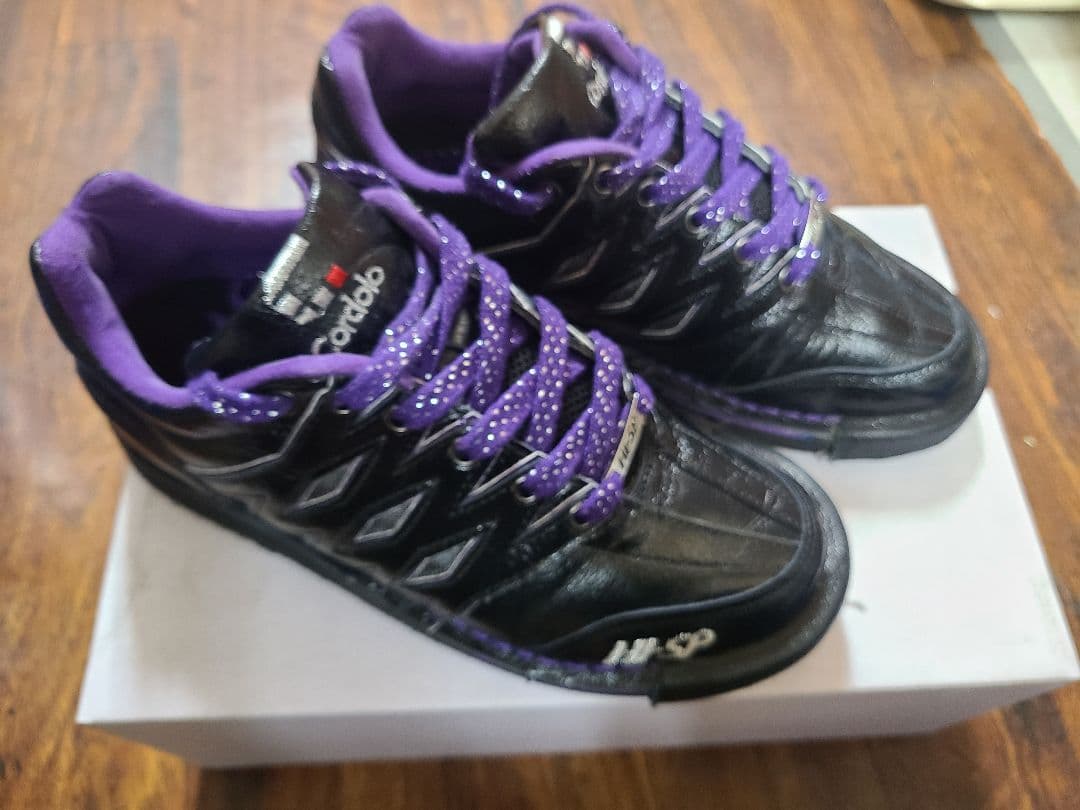 爽健美茶ハイスポーツ　コアドロEVO 23cm　黒/紫　美品