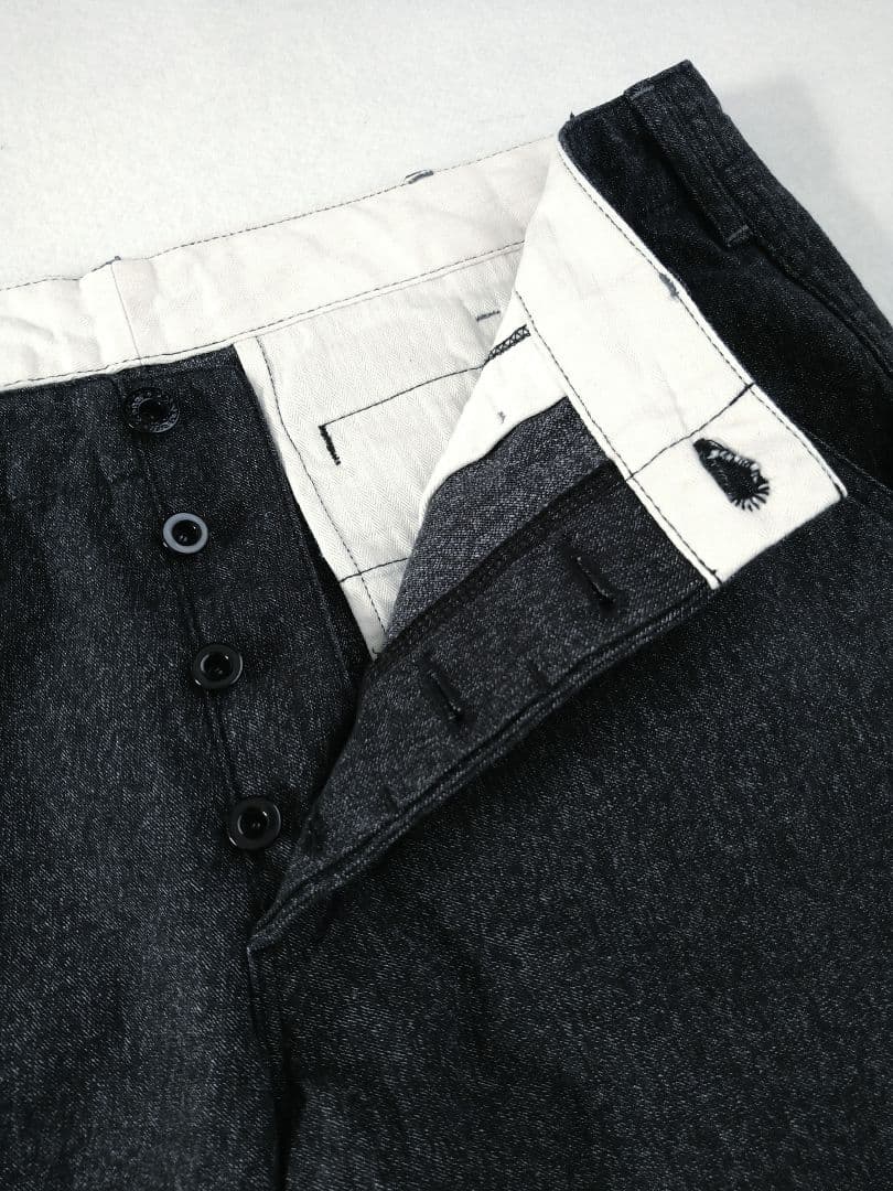 バーガスプラス Lot.401 モダン コバートブラック トラウザース W33