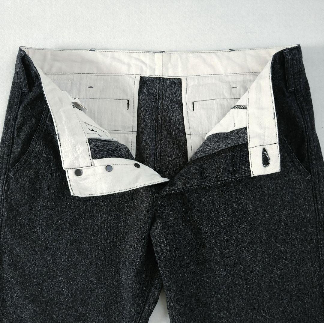 バーガスプラス Lot.401 モダン コバートブラック トラウザース W33