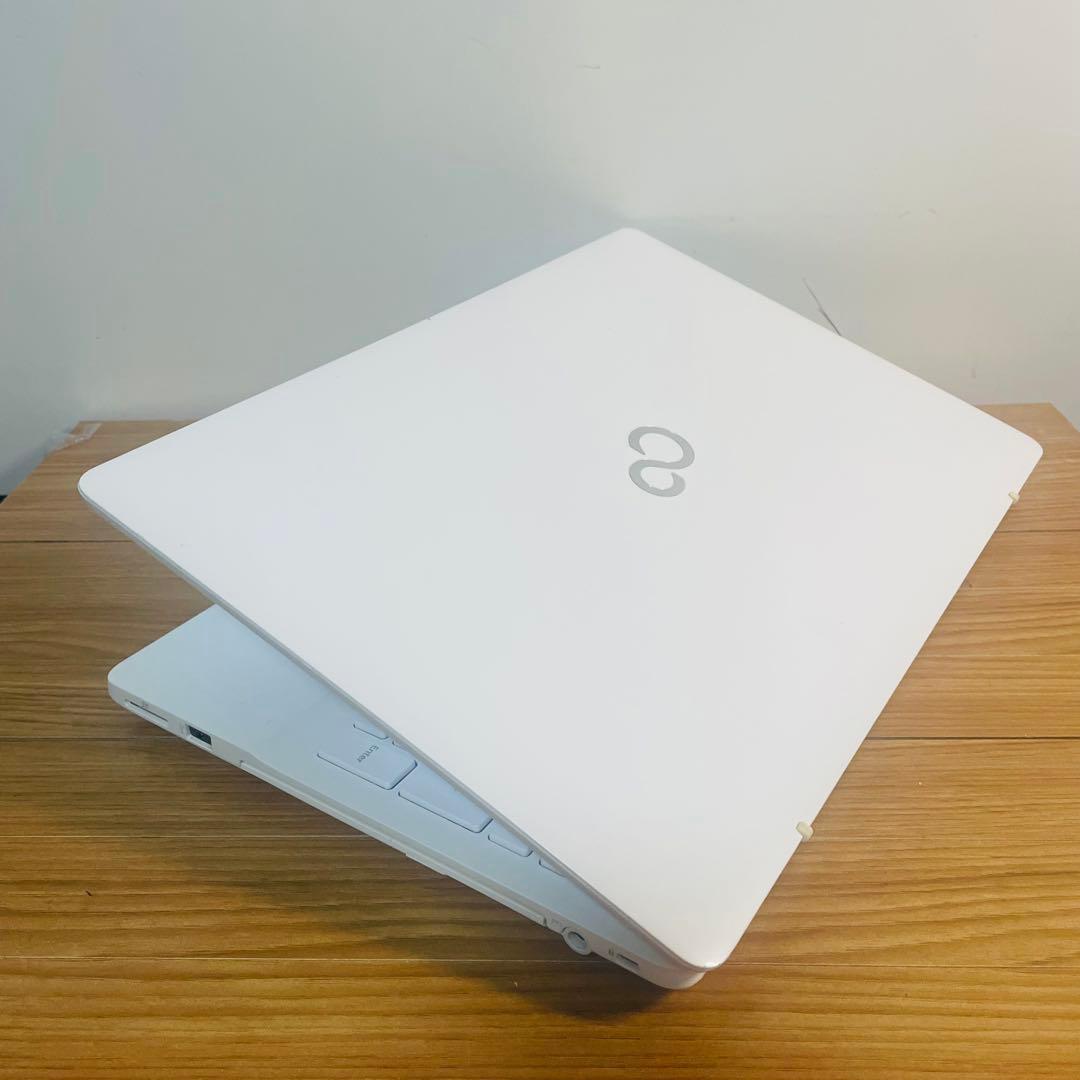 設定済みすぐ使えるホワイトノート大容量750ギガカメラWin11オフィスDVD