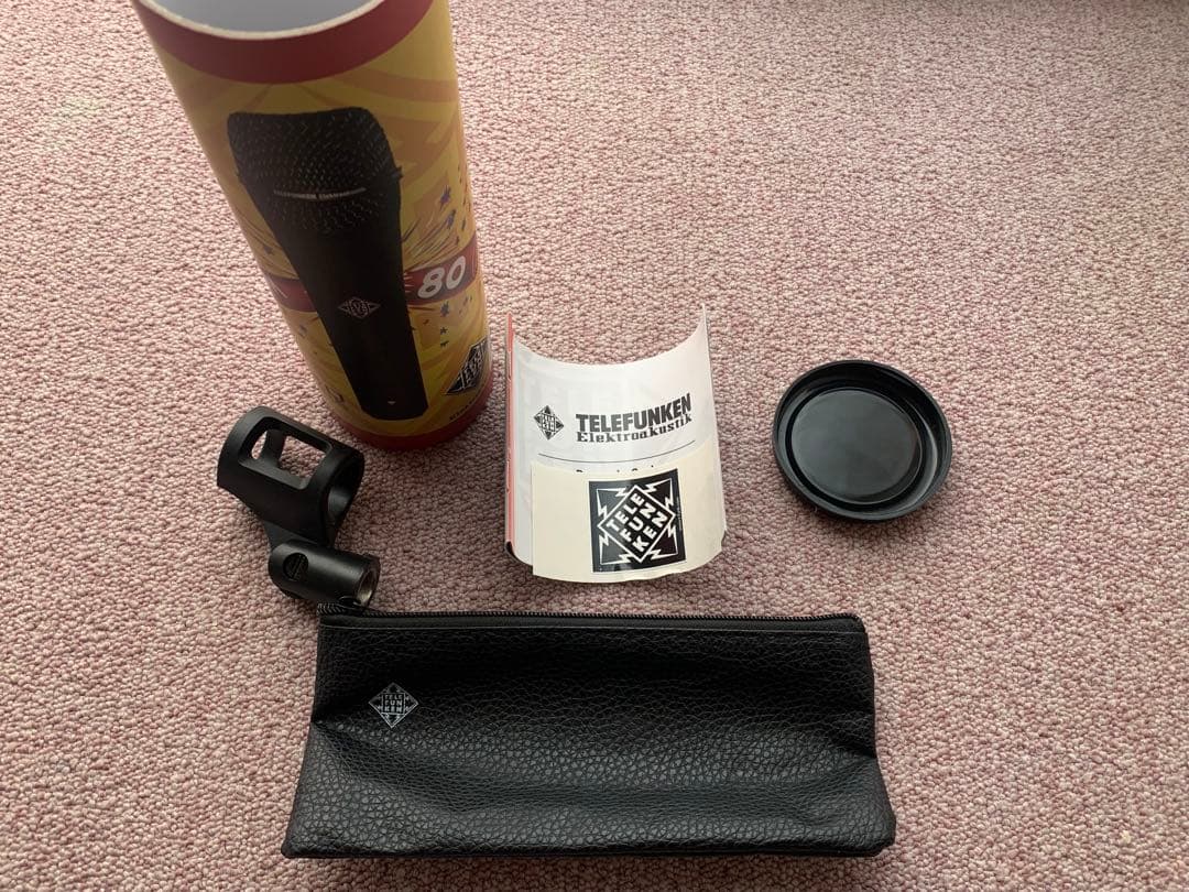 TELEFUNKEN M80 ブラック　ダイナミックマイク