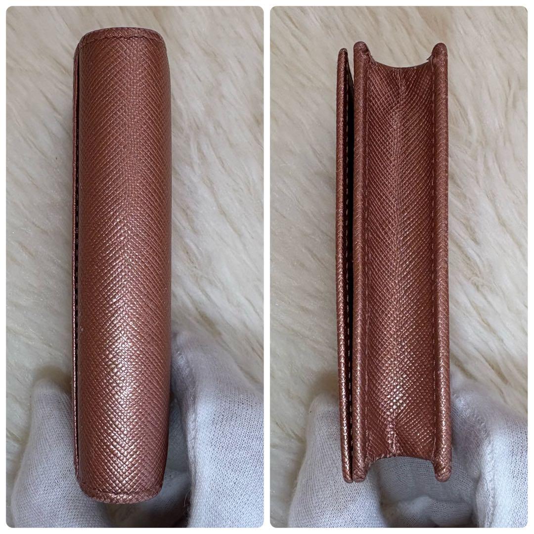 美品 PRADA カードケース 名刺入れ サフィアーノレザー ピンク