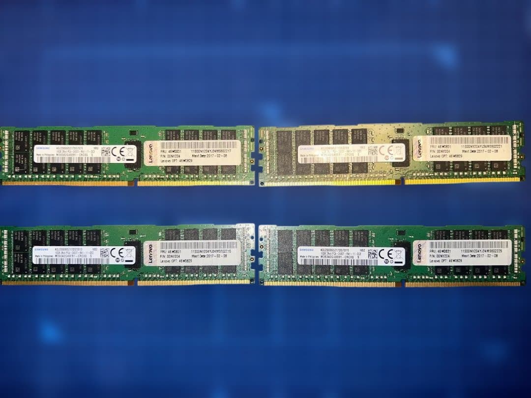 信頼のSAMSUNG製メモリ　DDR4 64GB（=16x4）2400MHz