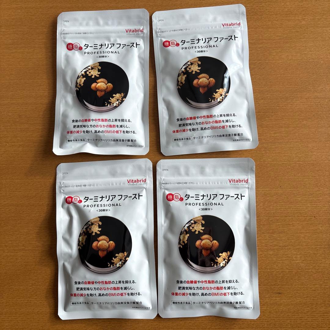 ビタブリッドジャパン　ターミナリアファースト　プロフェッショナル120粒入り4袋