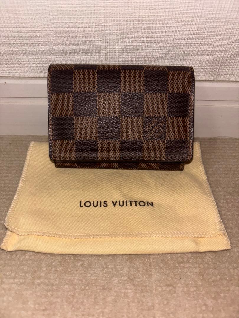 LOUIS VUITTON ダミエ名刺入れ 保存袋付き