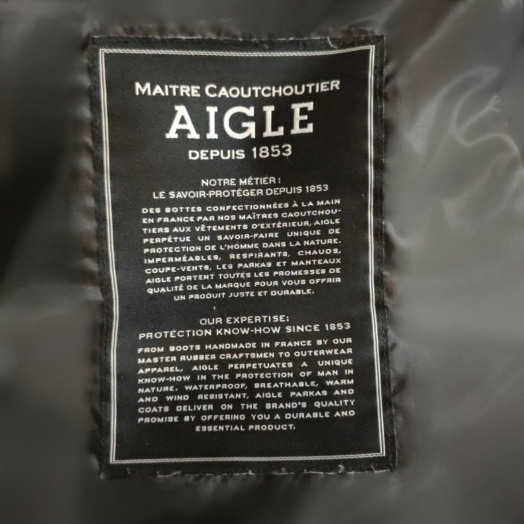 定価3.5万 エーグル ラマヨル パーカ 撥水 マウンテンパーカー 紺