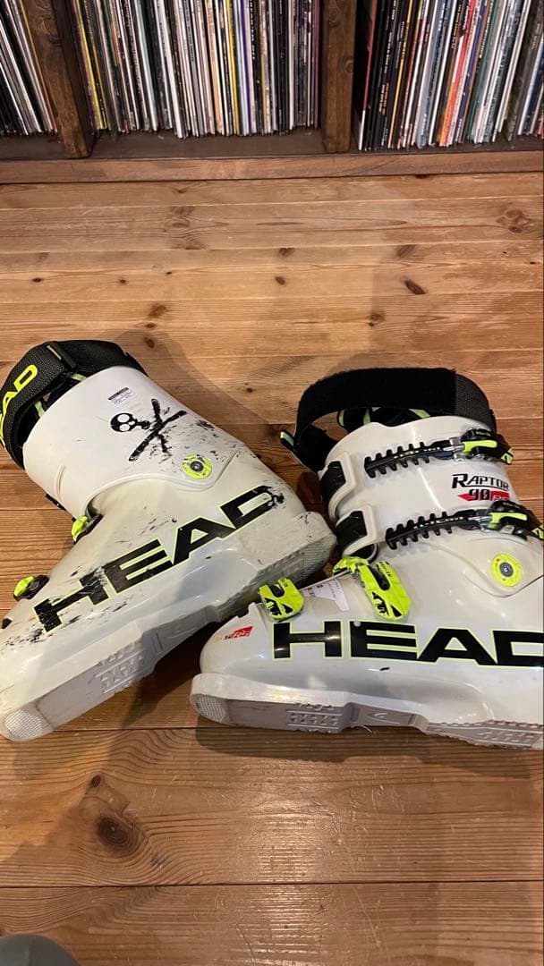 白クマ営業部長スキー板ブーツストックビンディングセット26cm27.5cm