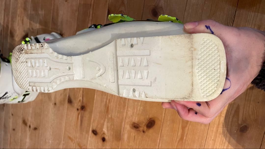 白クマ営業部長スキー板ブーツストックビンディングセット26cm27.5cm