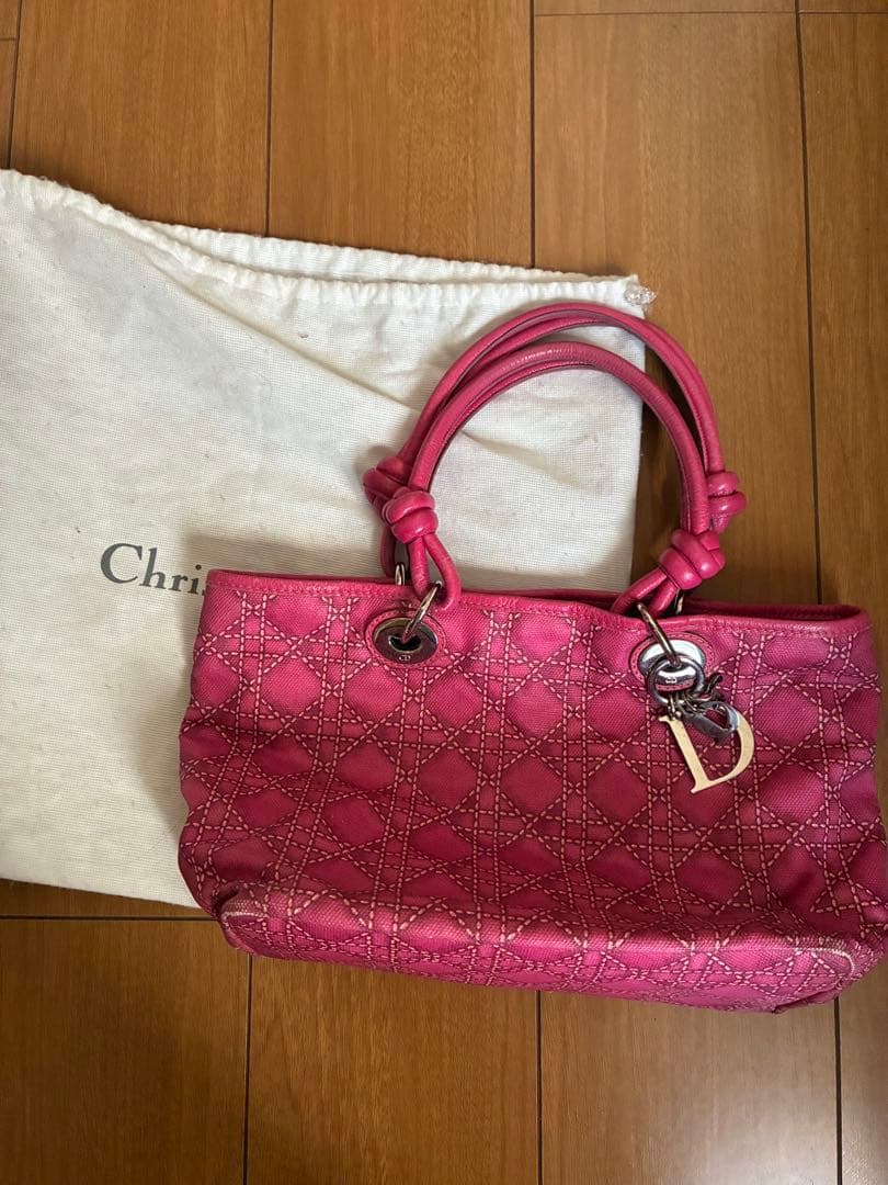 Christian Dior ピンク ハンドバッグ