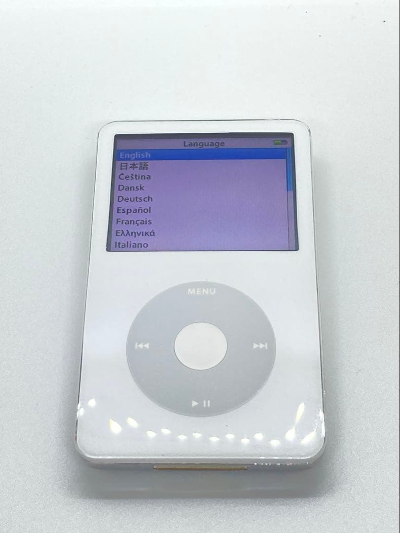 綺麗なiPod classic 第5世代 30GBから256GB白
