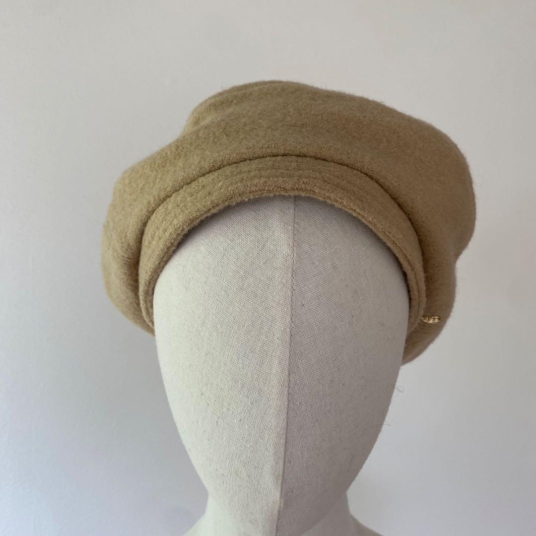 HELENKAMINSKI ベレー帽　ウール　美品 ベージュ