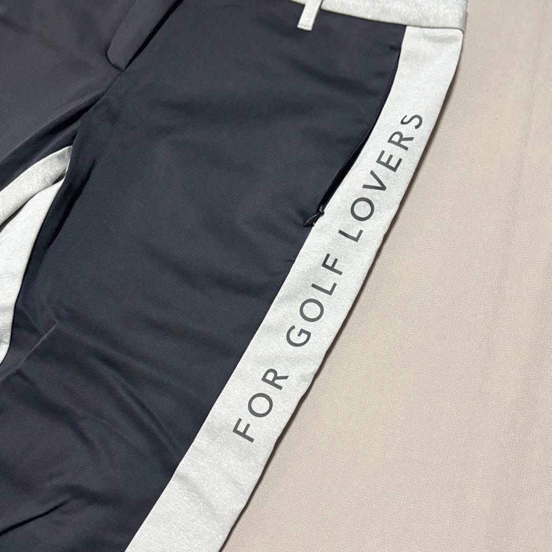 デサントゴルフDESCENTE GOLF バイカラー裏起毛ロングパンツ L