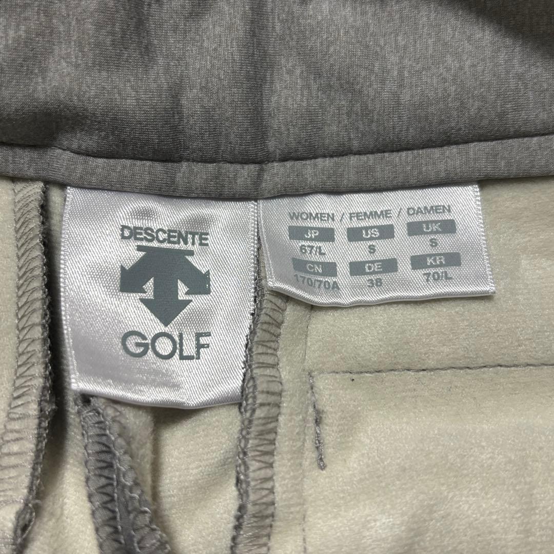 デサントゴルフDESCENTE GOLF バイカラー裏起毛ロングパンツ L