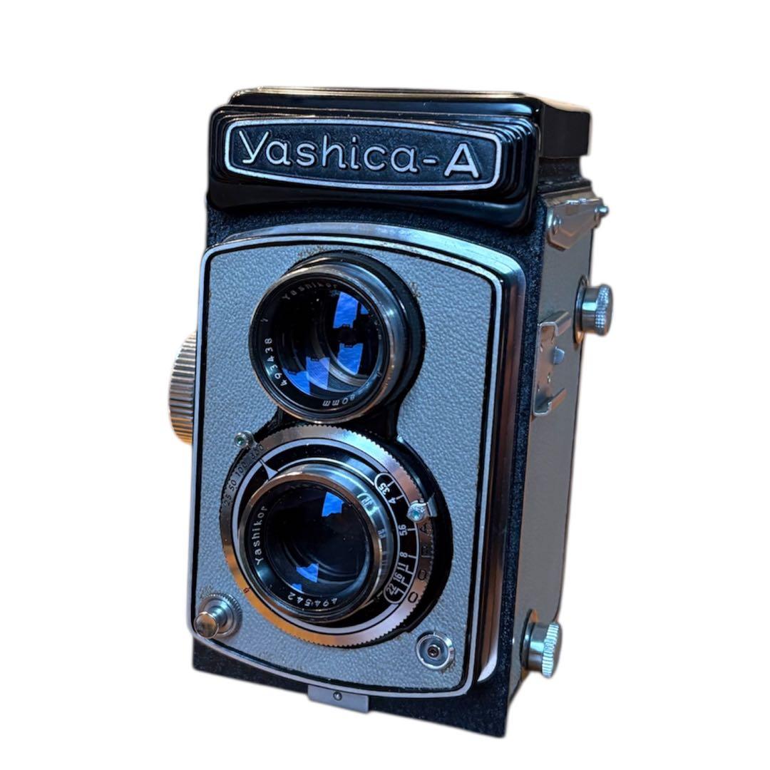ヤシカ YASHICA Yashica-A 二眼カメラ　元箱・カメラケース付き