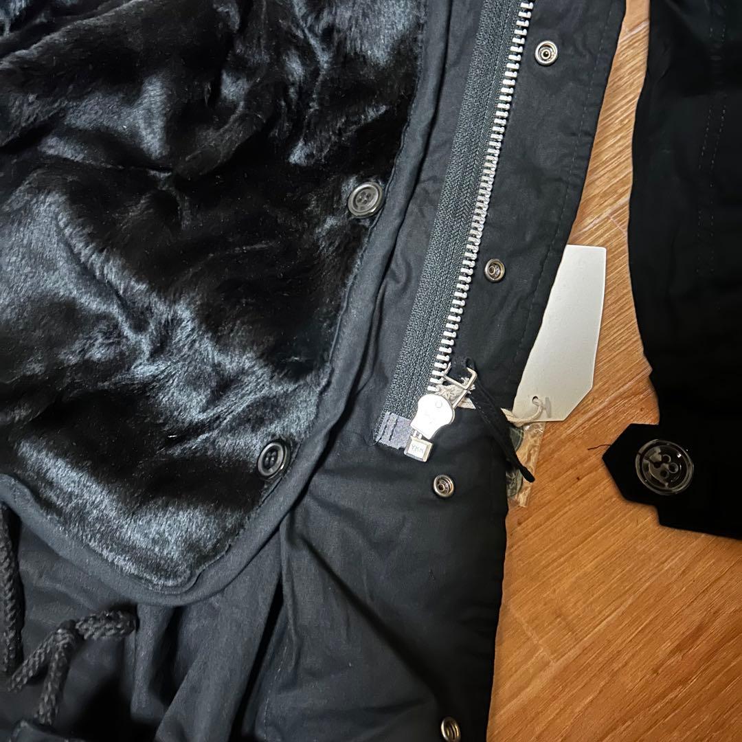 未使用 HOUSTON M-51 フィッシュテールパーカー BK XS