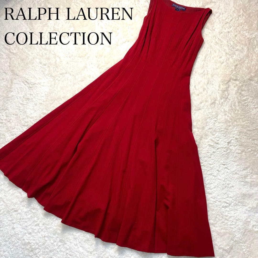 RALPH LAUREN ラルフローレンフレアワンピース ノースリーブUSA製