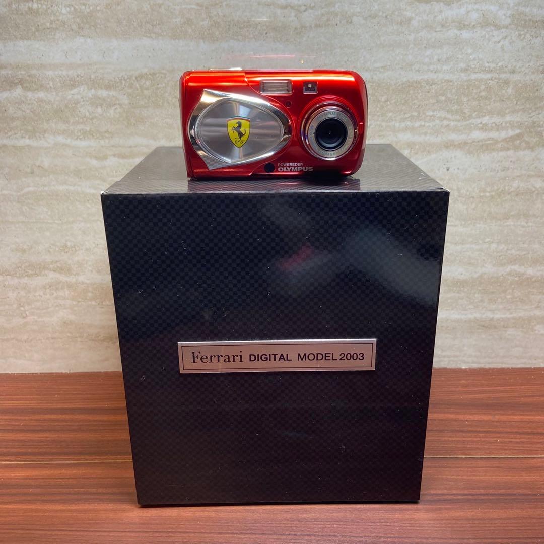 オリンパス フェラーリ デジタル 2003 限定 デジカメ ほぼ新品 5744