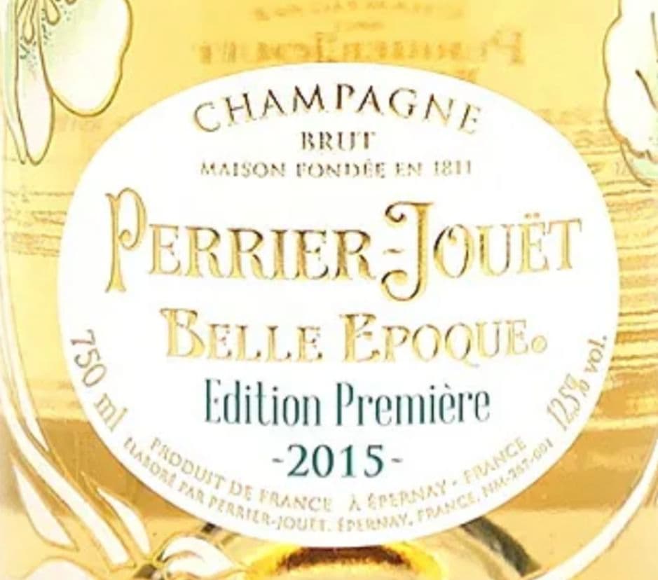 ペリエジュエ 2015 ベルエポック プルミエール 箱なし 正規品