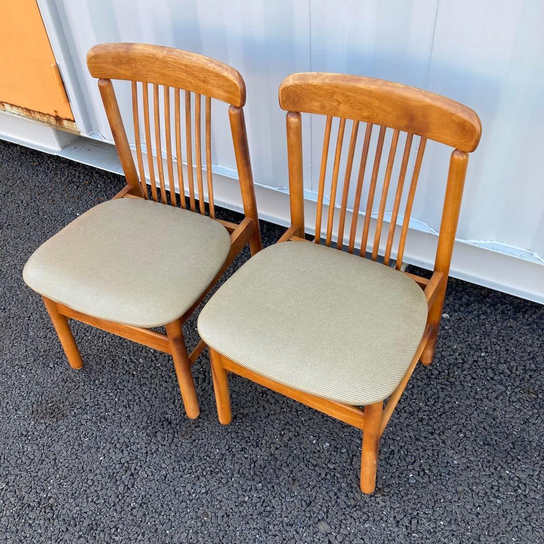 カリモク　ダイニングチェア　2脚