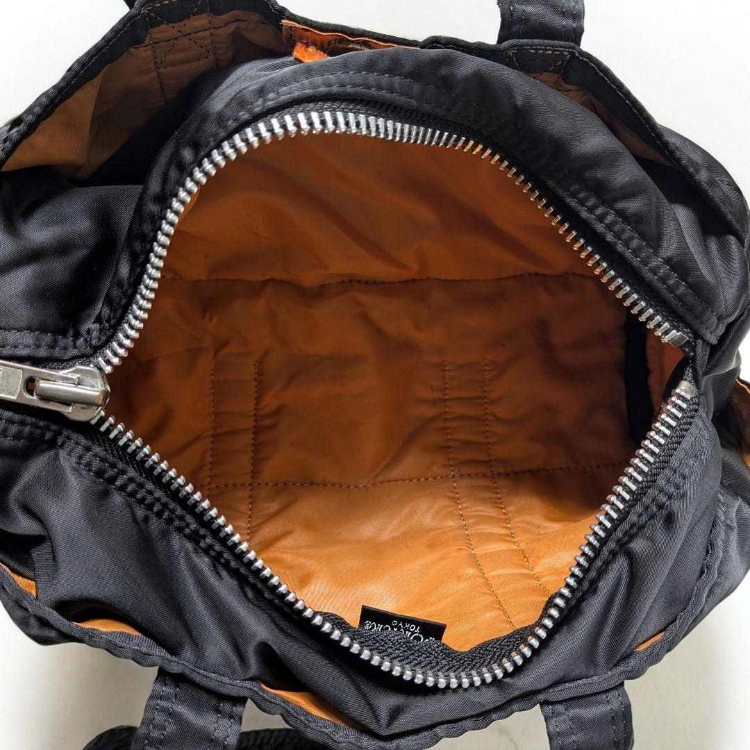 美品 PORTER タンカー ドラムバッグ ミニ 黒 ナイロン