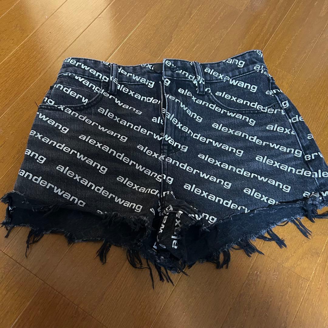 Alexander Wang ロゴプリントショートパンツ サイズ25
