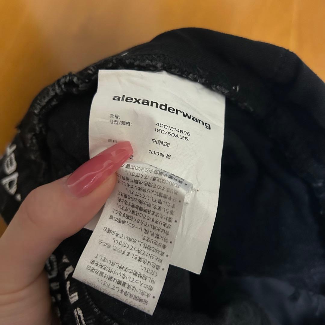 Alexander Wang ロゴプリントショートパンツ サイズ25