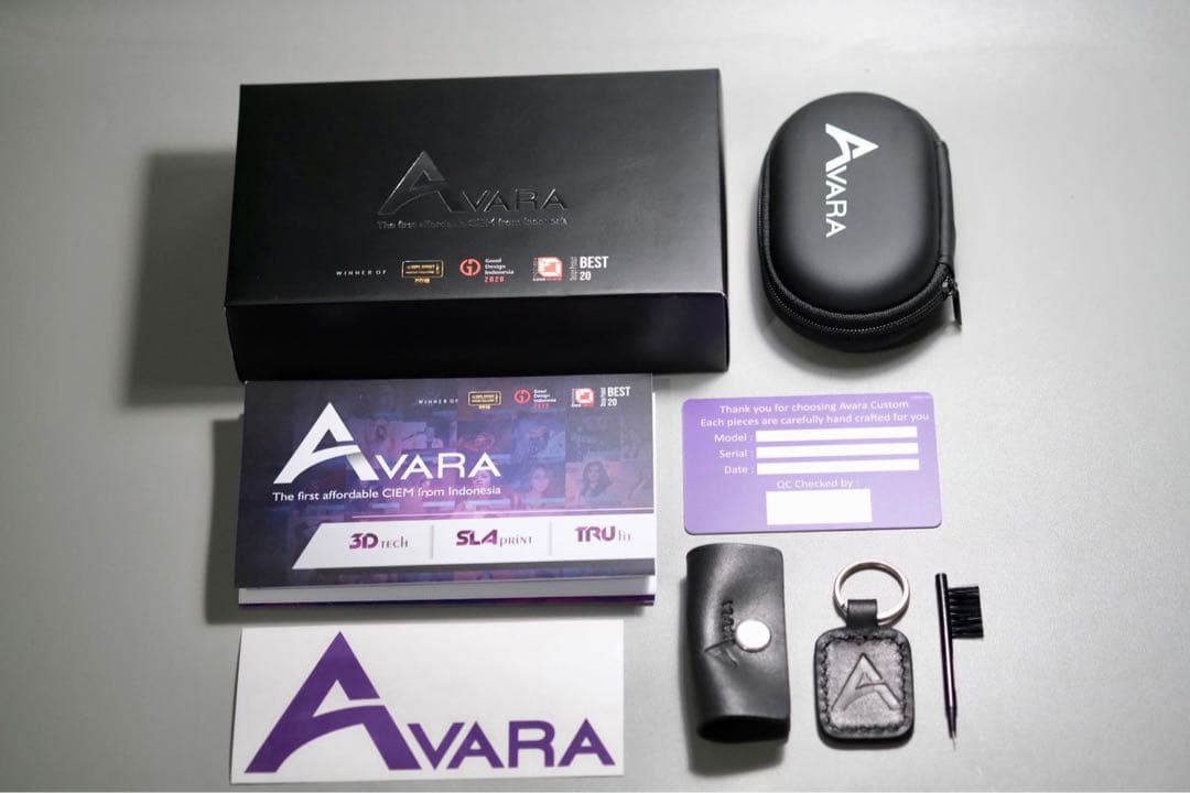 Avara AV3 カスタム iem