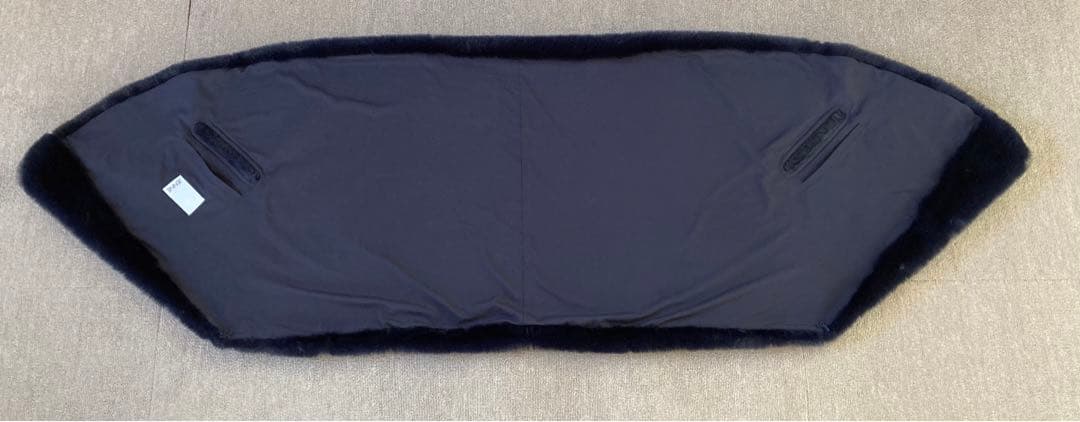 【新品未使用】JENNE リッチボリュームファーケープ ネイビー