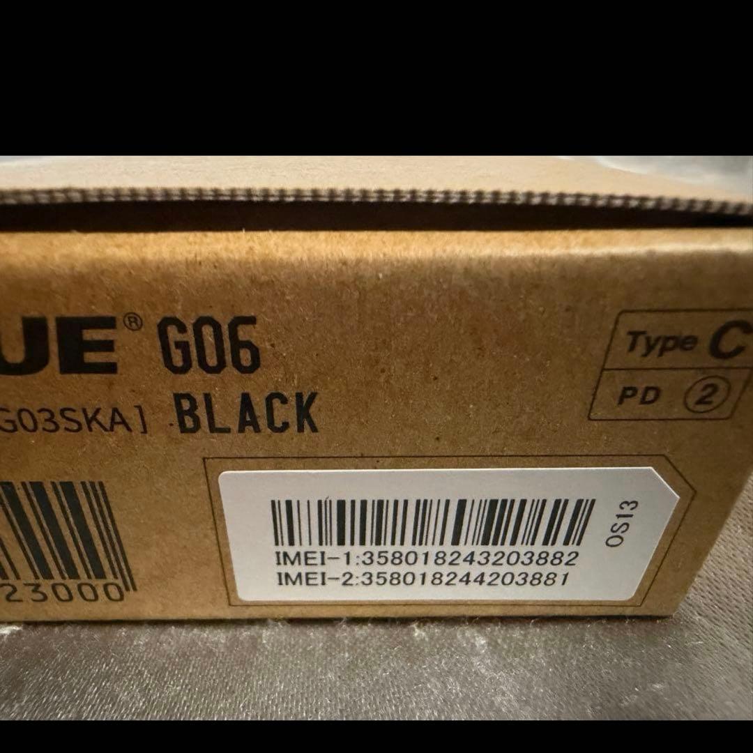 TORQUE G06 128GB KYG03 ブラック　SIMフリー 美品