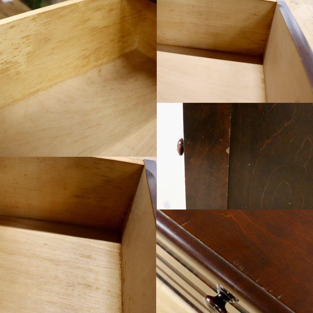 GMHK663○北海道民芸家具 4段チェスト 整理箪笥 収納家具 チェスト 樺材