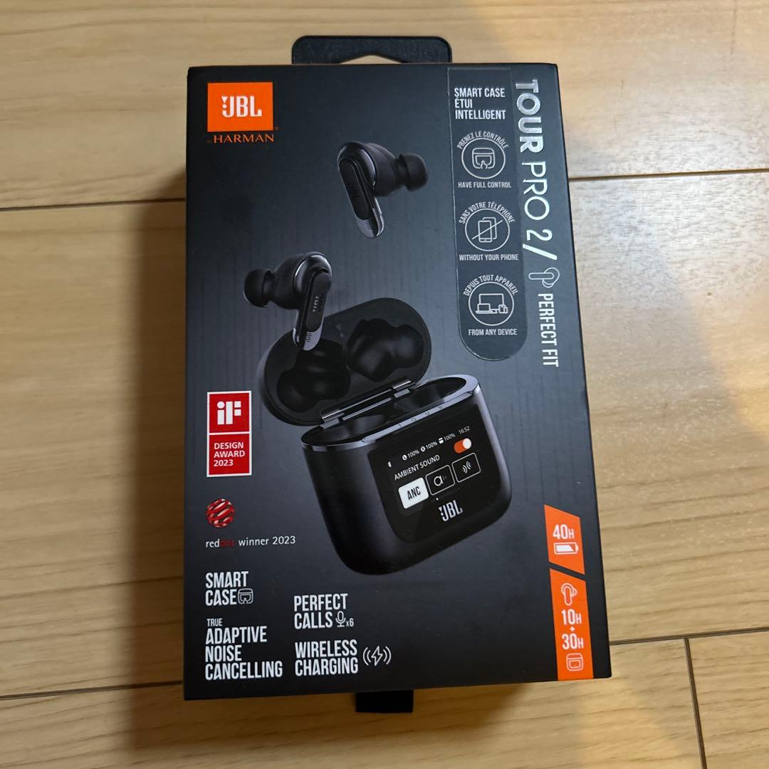 【美品】JBL tour pro2 ブラック ワイヤレスイヤホン