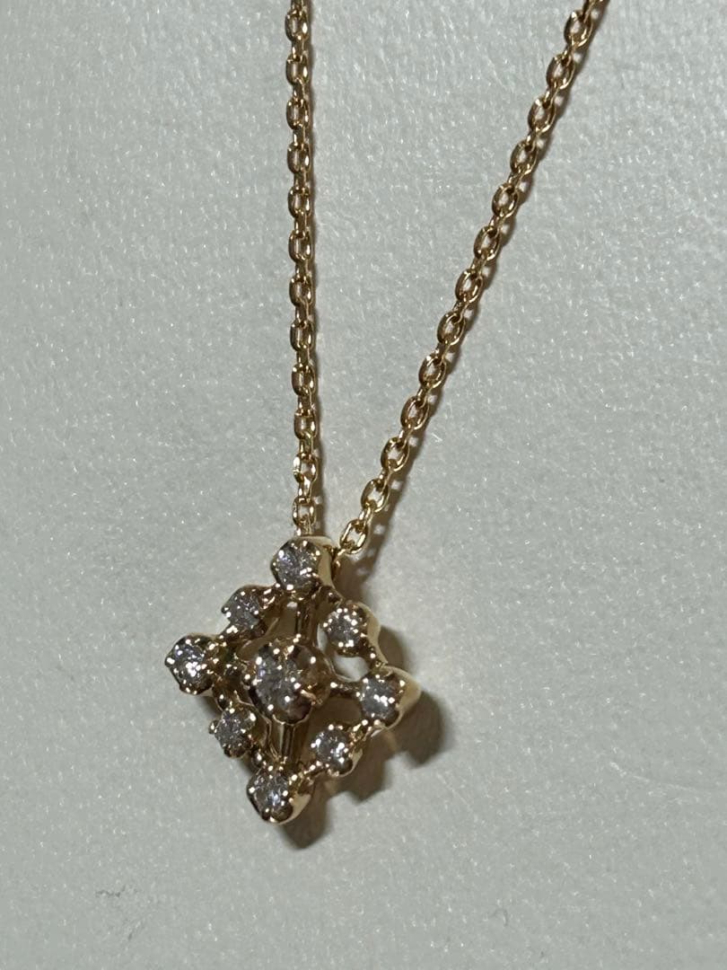 ヴァンドーム青山　K18 ダイヤ　ネックレス