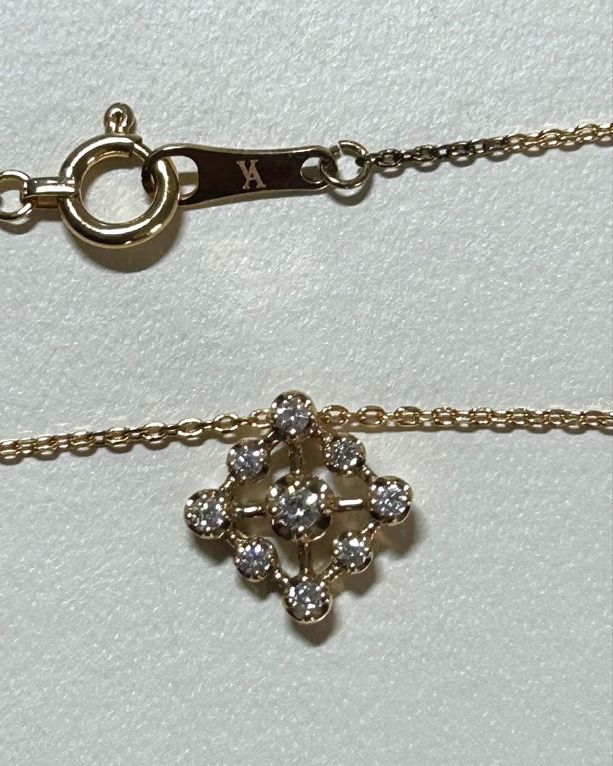 ヴァンドーム青山　K18 ダイヤ　ネックレス