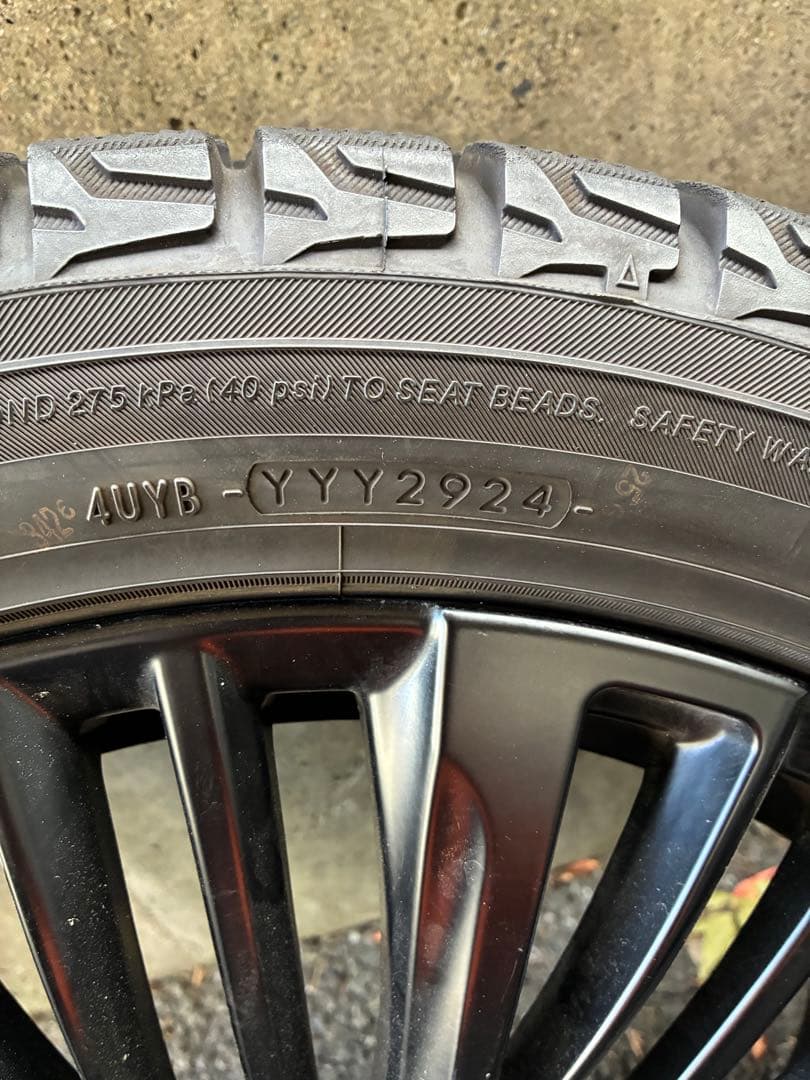 235/50R20 4本 バリ溝 スタッドレス ホイールセット レクサス NX