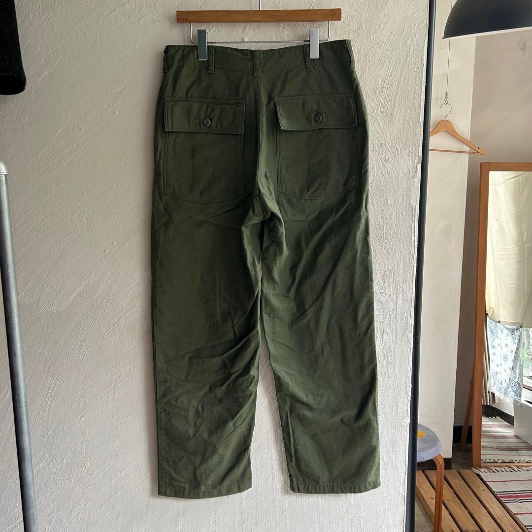 極美 60S US ARMY コットンサテン ベイカーパンツ 34