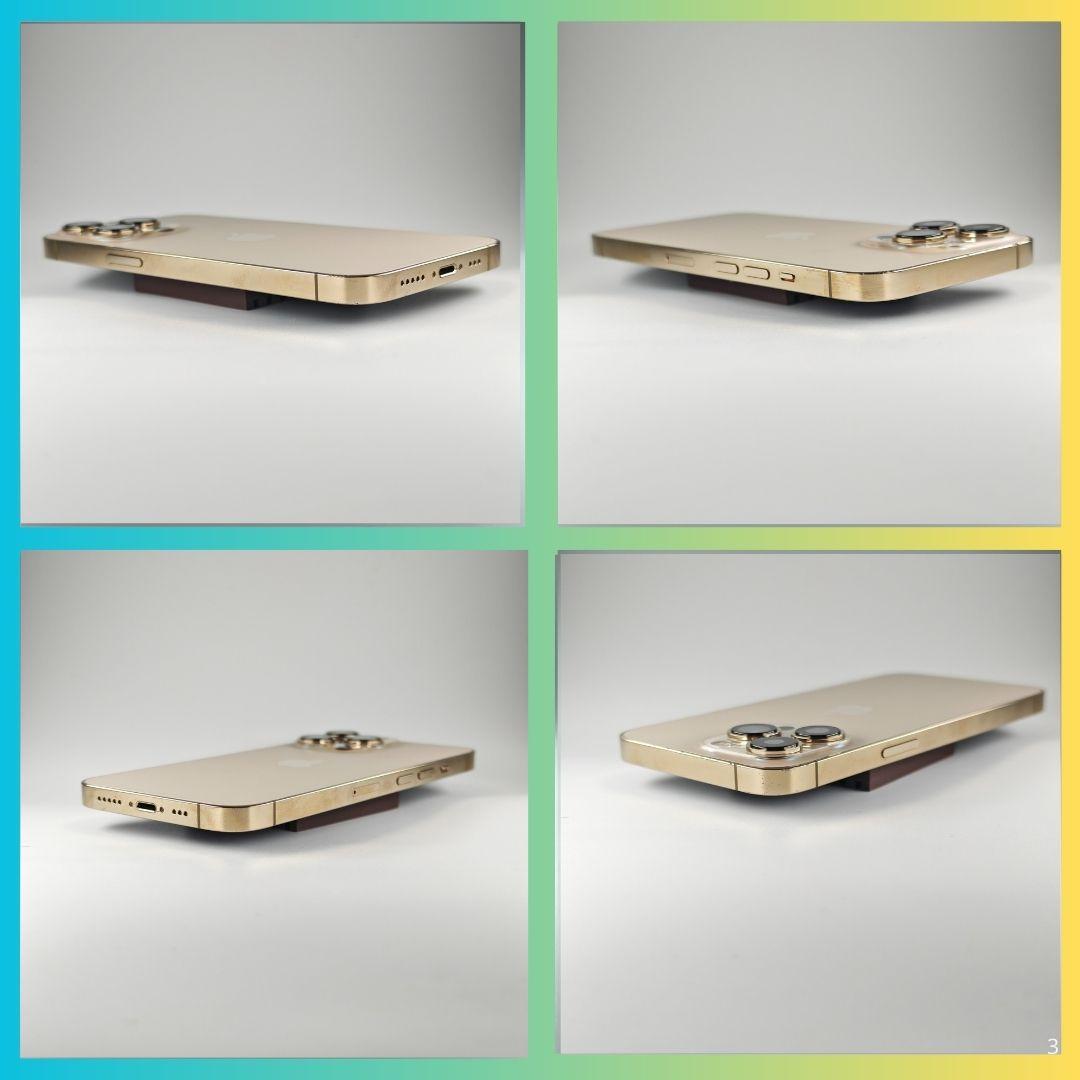 【実用品】iPhone13PRO 128GB ゴールド バッテリー100％