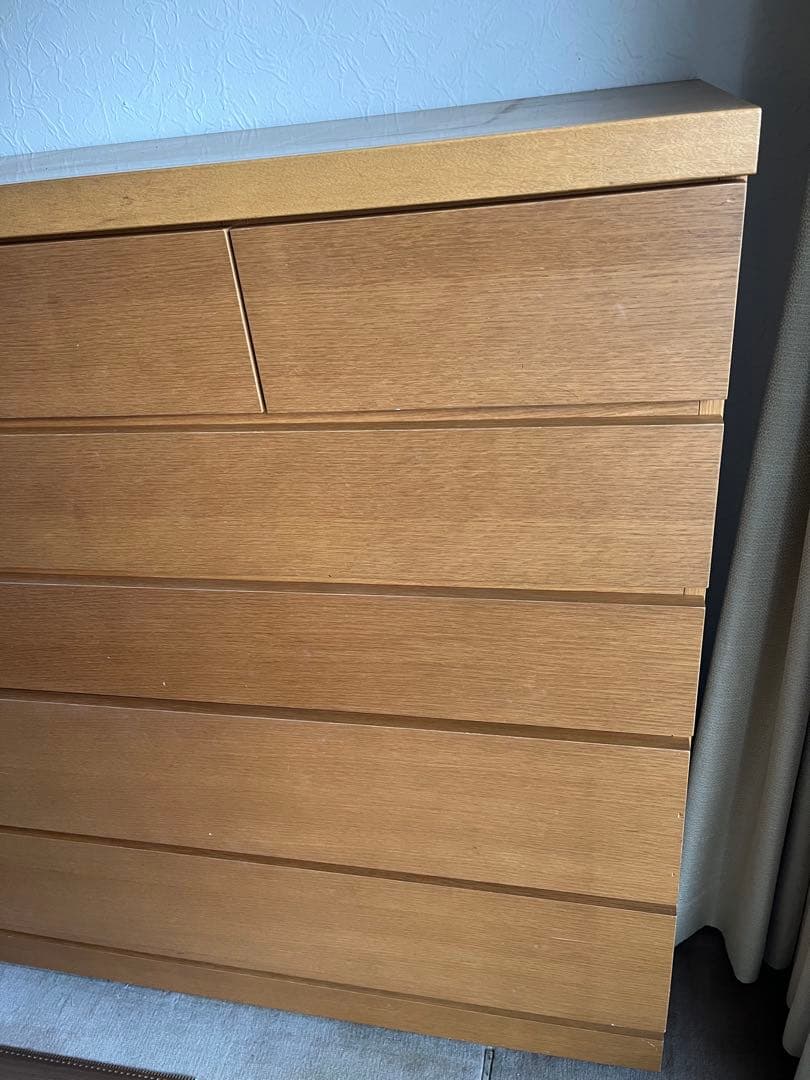 ＊美品＊ 天然木製(ナラ材) タンス