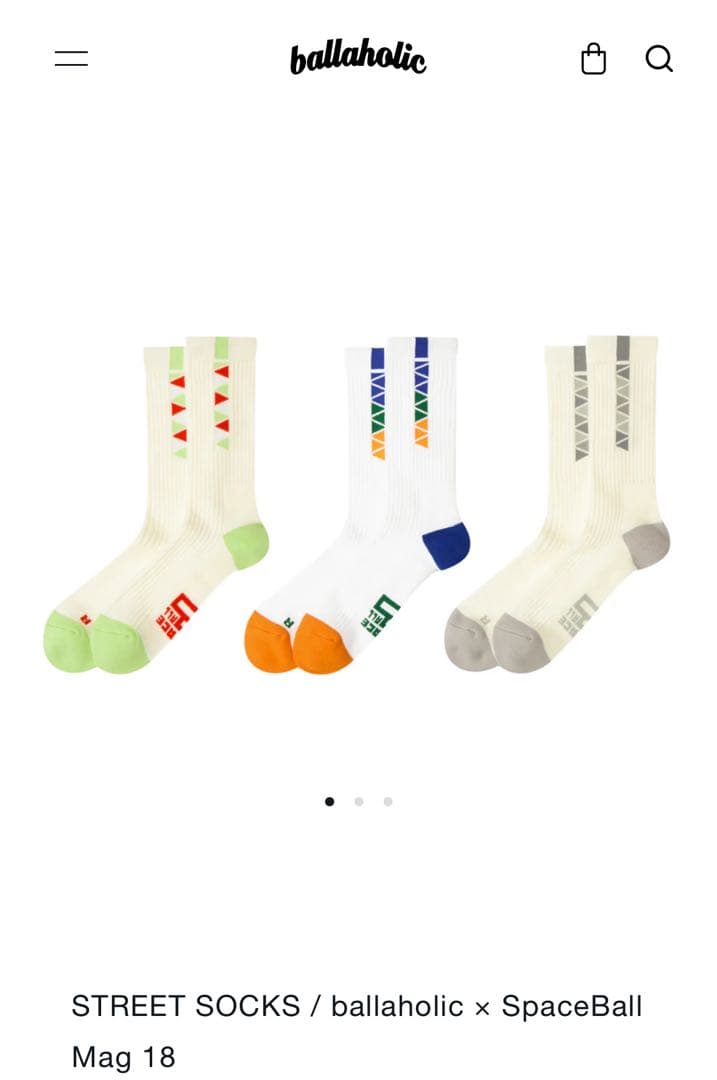 ボーラホリック　ballaholic ソックス