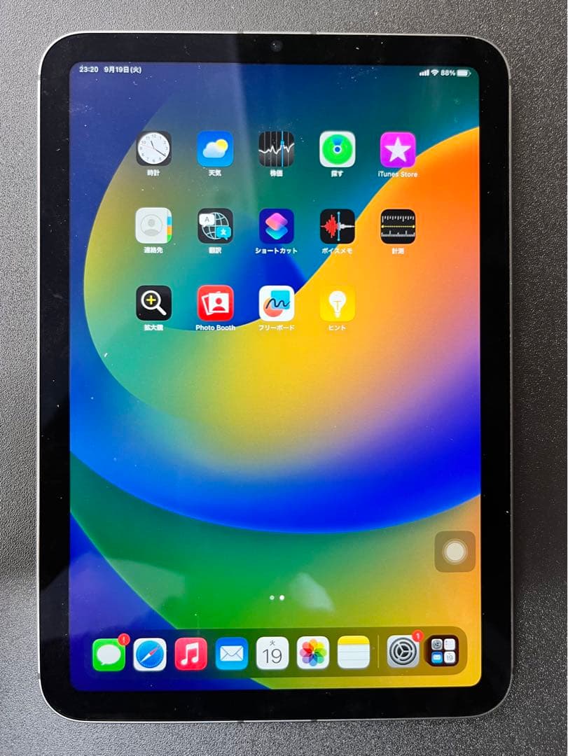ipad mini 6世代 64GB simフリー ジャンク　スペースグレイ
