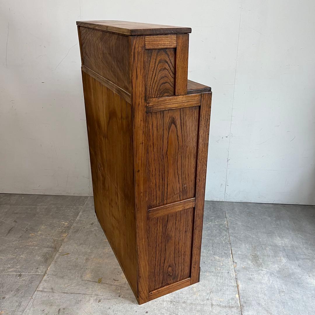 アンティーク ガラス戸棚 キャビネット 飾り棚 希少 z615