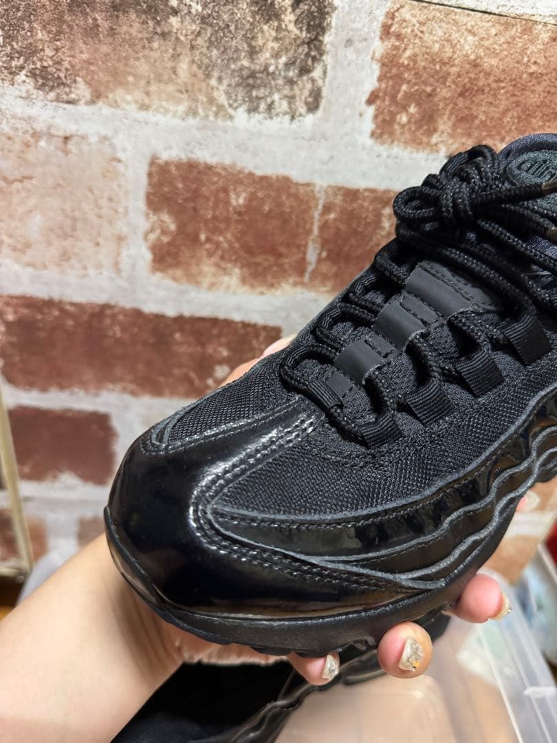 エアマックス95 トリプルブラック スニーカー 23cm