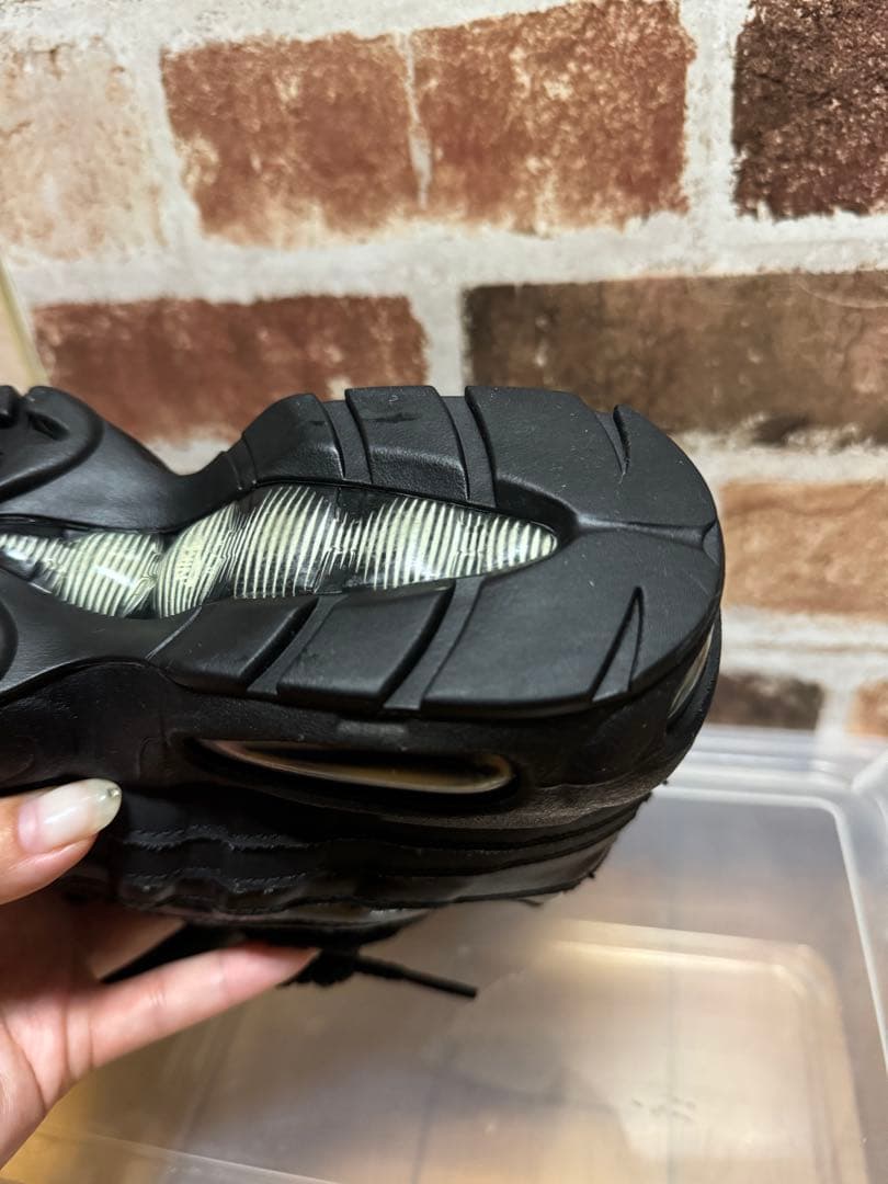 エアマックス95 トリプルブラック スニーカー 23cm