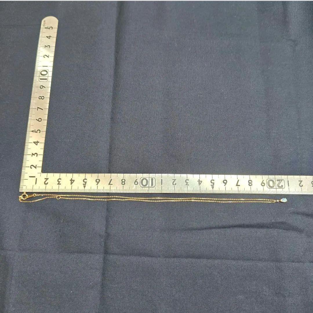 Jouete K10YG ダイヤモンド×オパール ネックレス