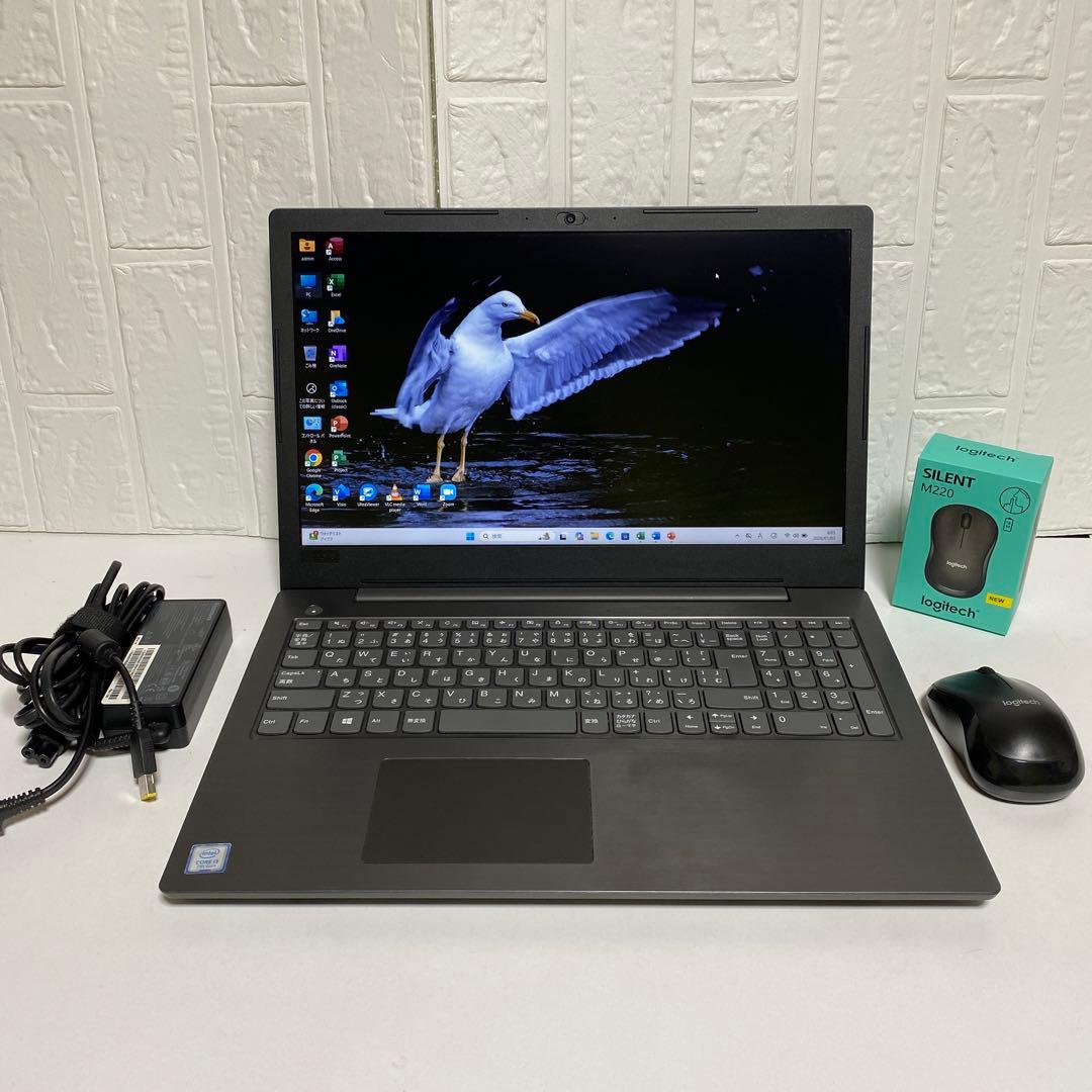 Windows11オフィス付　サクサク起動メモリ8GB FHD レノボノートPC