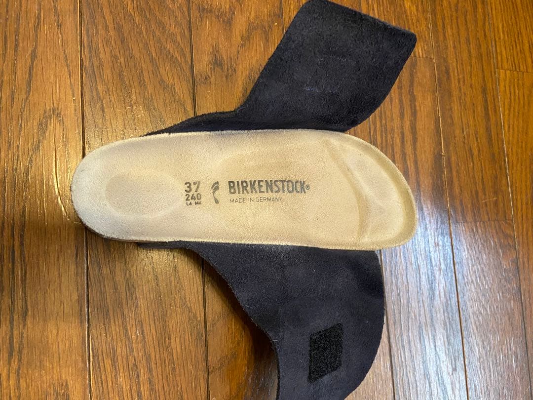 【11/16までSALE】BIRKENSTOCKダークブルーサンダル37
